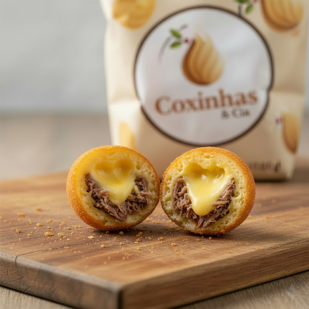 Costela com queijo salgados atacado